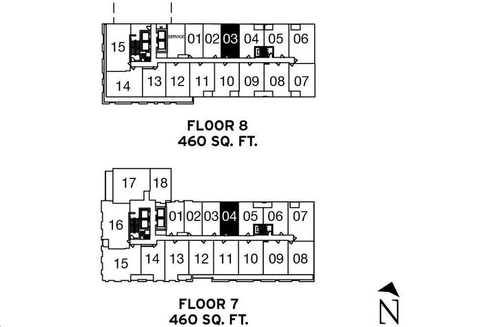 King Blue Condos LOFT Q Key Plan