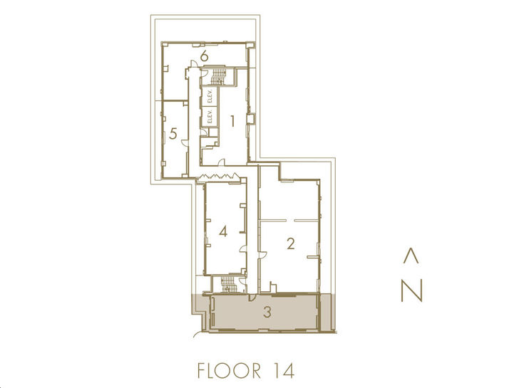 Kingly Condos Lower Pent House 1035 Key Plan