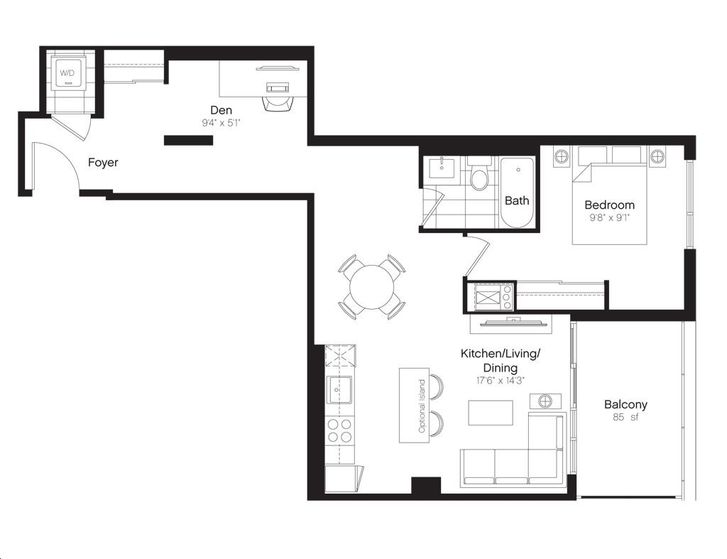 Kingsley Square 1W+D