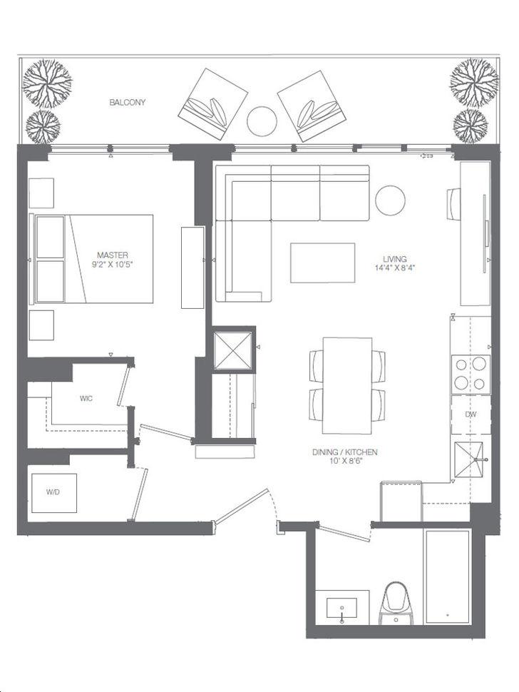 Kingsway By The River Condos Model P03