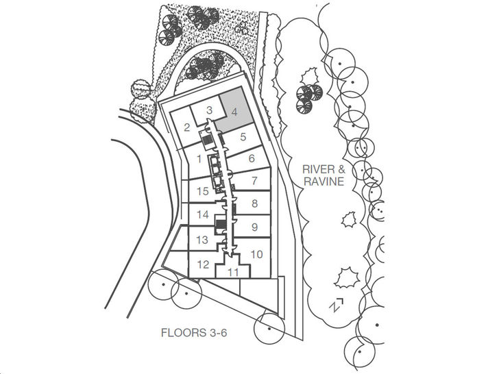 Kingsway By The River Condos Model P04 Key Plan