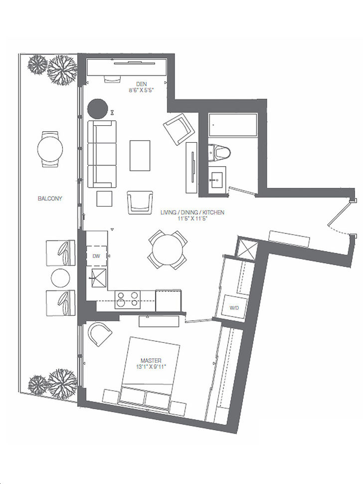 Kingsway By The River Condos Model T01