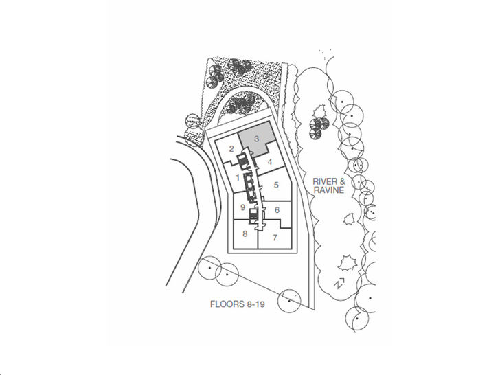 Kingsway By The River Condos Model T03 Key Plan