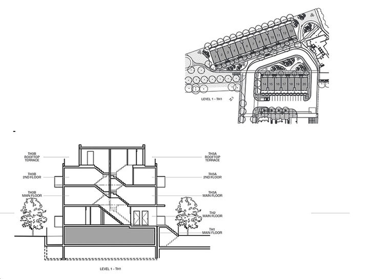 Kingsway by the River Towns TH1 Key Plan