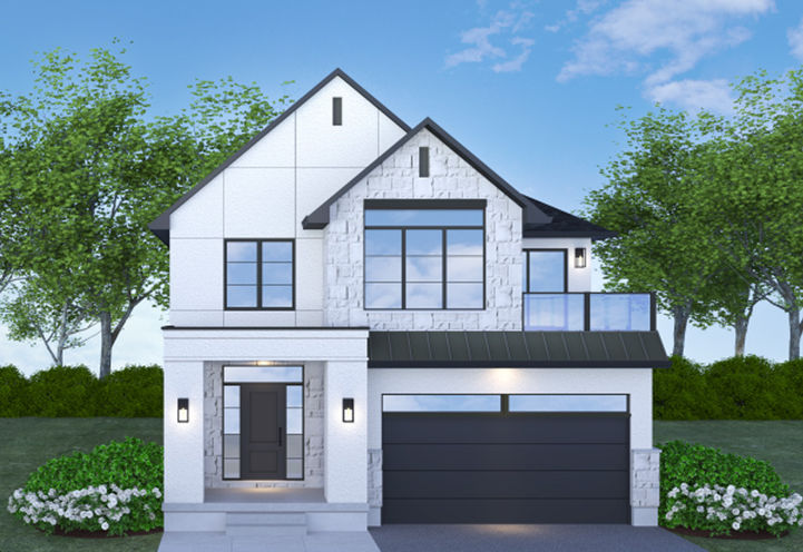 Knightsbridge Homes Exterior View of Detached Model