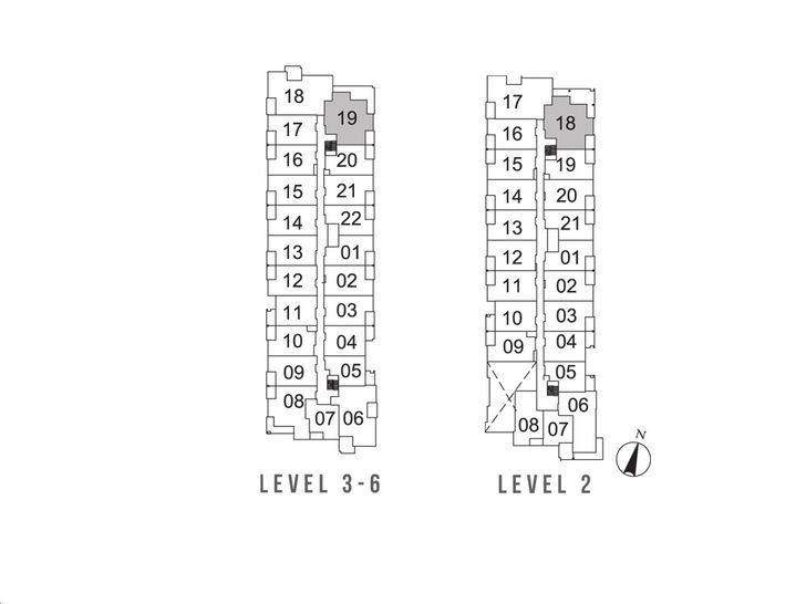 Lake House Condos Silver Lake II Key Plan