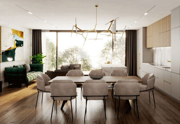 Lake Ville Homes-Living Room Suite Interior