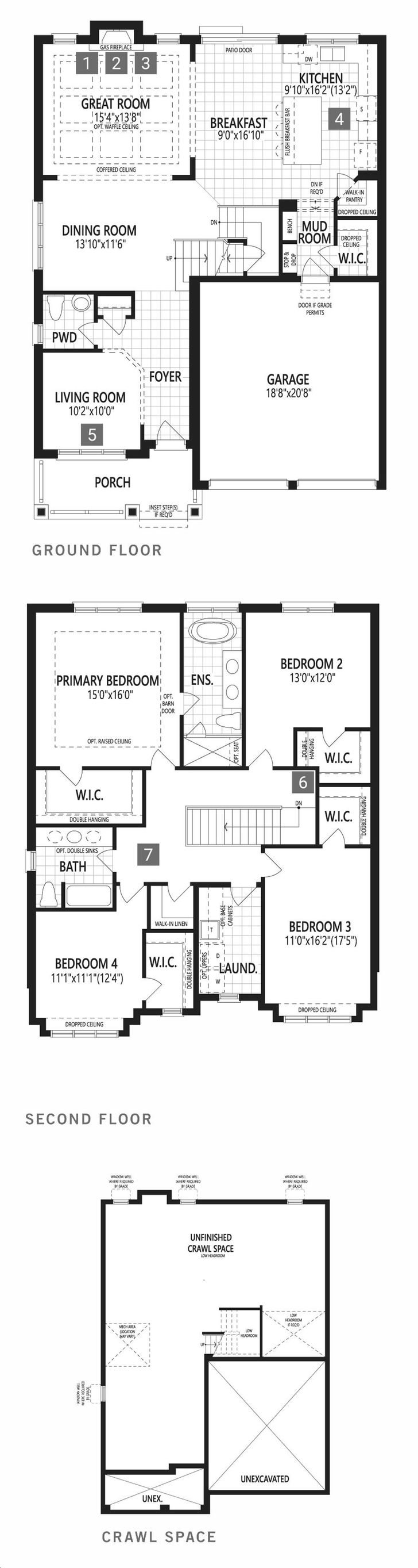 Lakehaven Homes by Mattamy |Avery Floorplan 4 bed & 2.5 bath