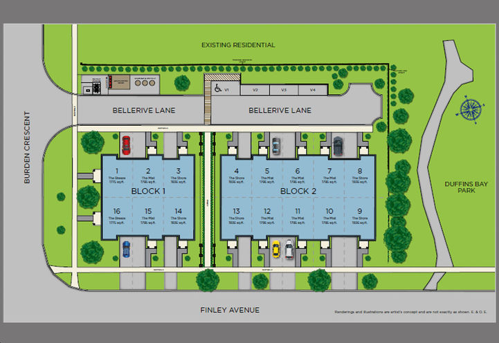 Lakewalk Towns Site Map