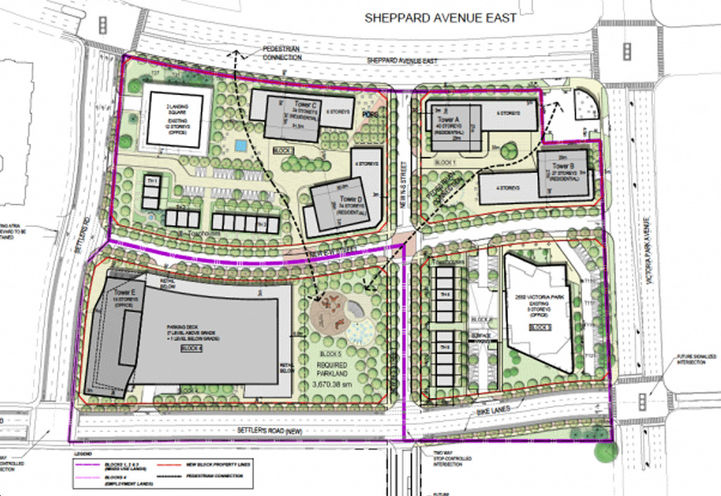 Site Plan for Lansing Square Condos 3