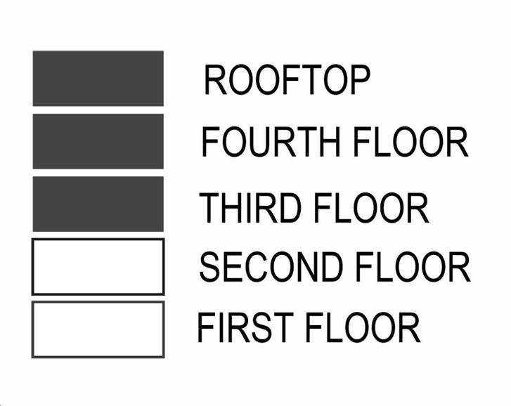 Lawrence Hill Towns Rooftop Terrace Suite 3 Bed Key Plan