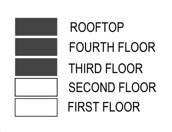 Lawrence Hill Towns Rooftop Terrace Suite Key Plan