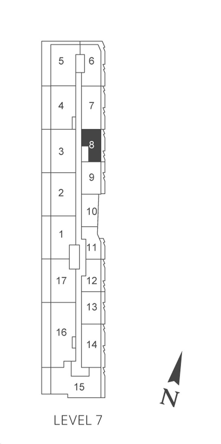 Leaside Common Condos 1B-I Key Plan