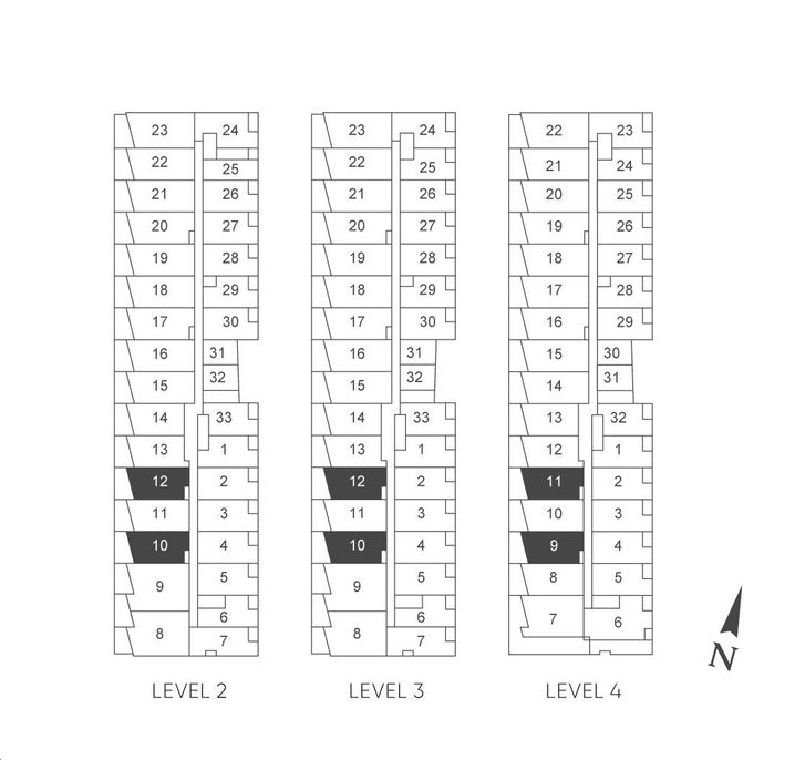 Leaside Common Condos 2B-C Key Plan