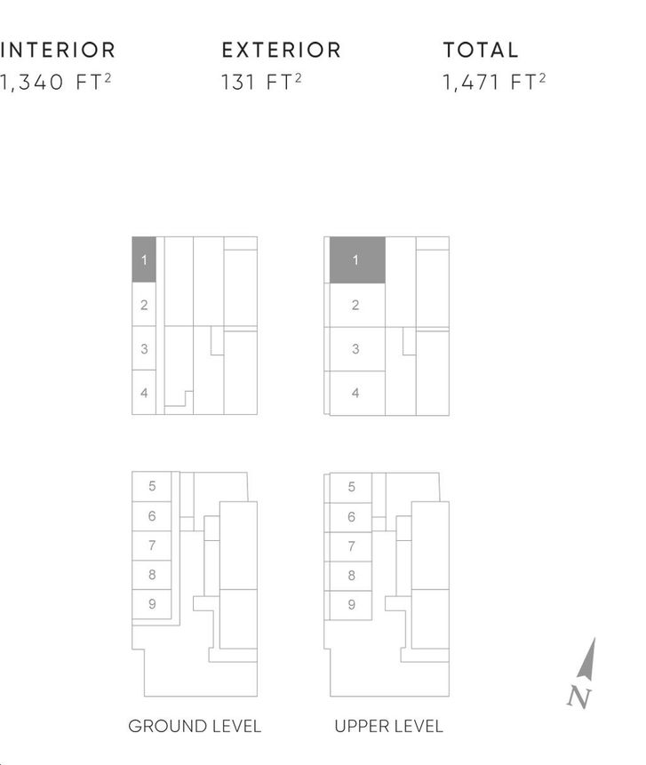 Leaside Common Condos T-A2 Key Plan