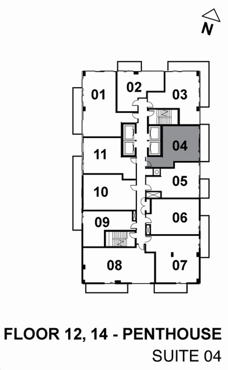 Linx Condos Unit 593 Key Plan