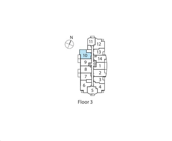 Love Condos sunset Key Plan