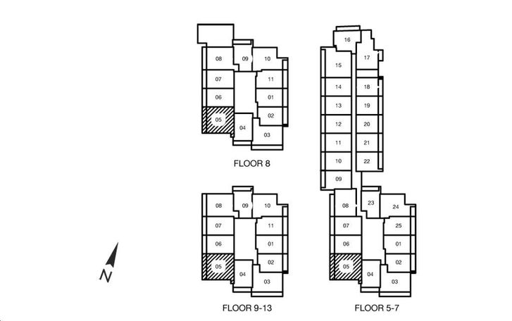 Lumina Condos Champagne Key Plan