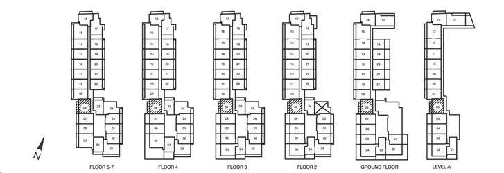 Lumina Condos Cream Key Plan