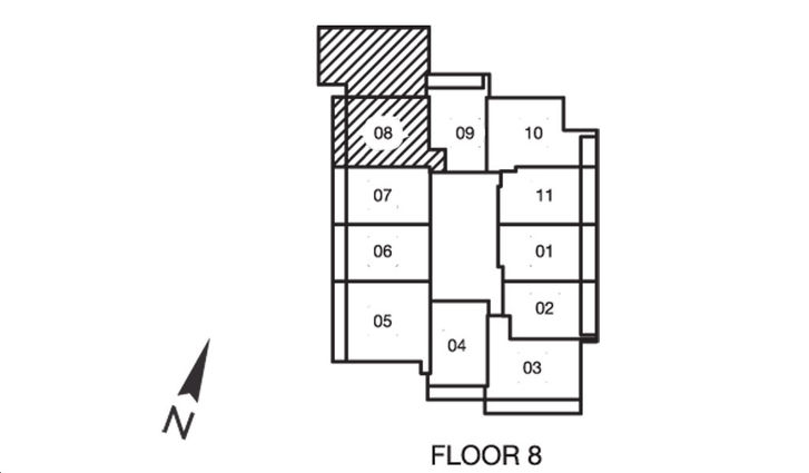 Lumina Condos Crystal (Terrace) Key Plan