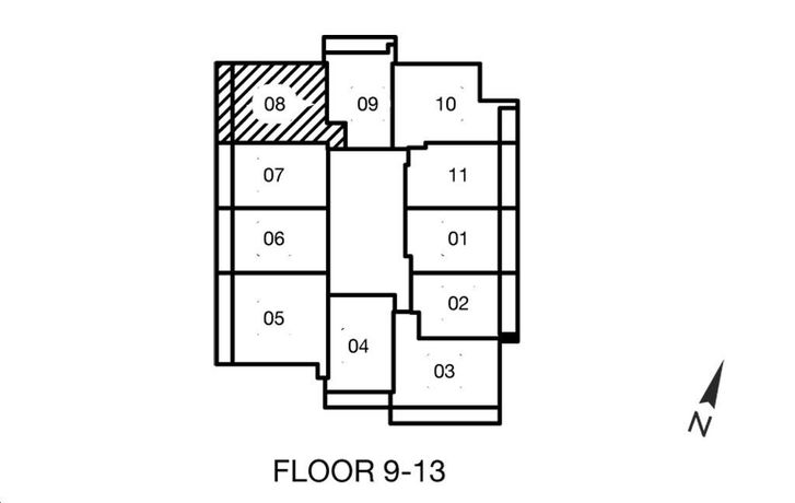 Lumina Condos Crystal Key Plan