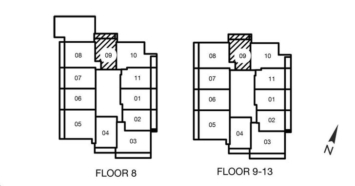 Lumina Condos Latte Key Plan