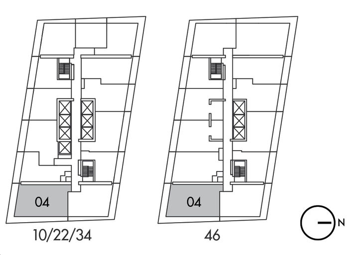 M City Condos 2 G04 Key Plan