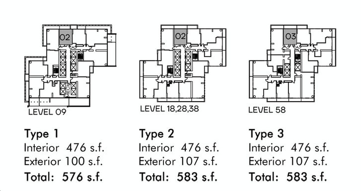 M City Condos 4 Mumbai Key Plan