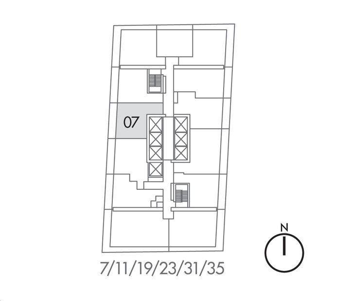 M City Condos E-01 Key Plan