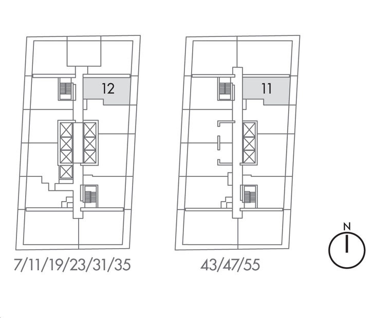 M City Condos E-12 Key Plan