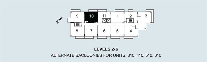 M Condos Maria Key Plan