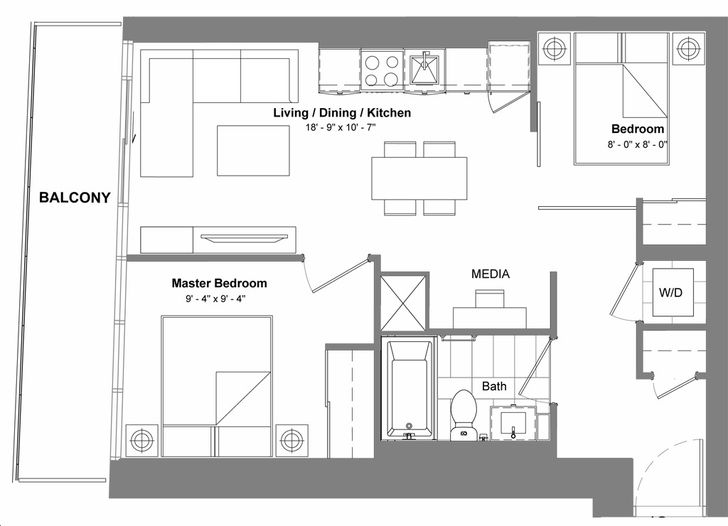 M3 Condos at M City 2-V