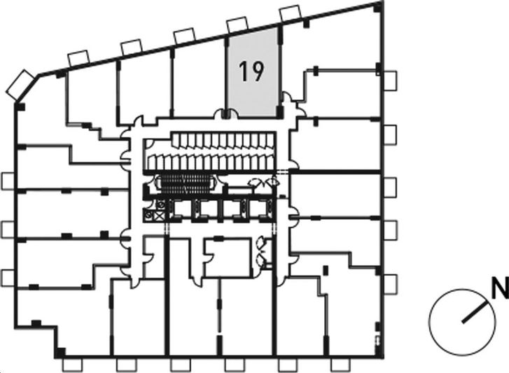 M5 Condos P-2B-695 Key Plan