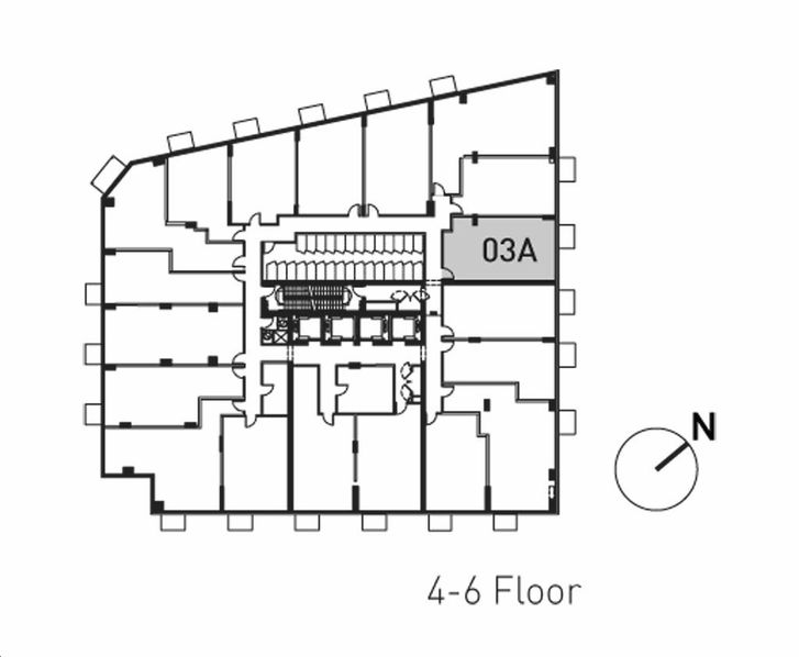 M5 Condos P-2B-699 Key Plan