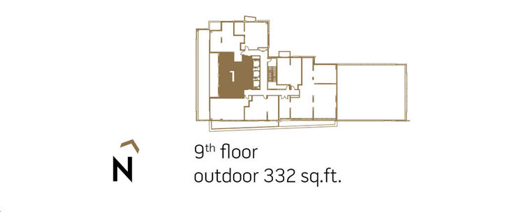 Markham Square East Tower 3AA Key Plan