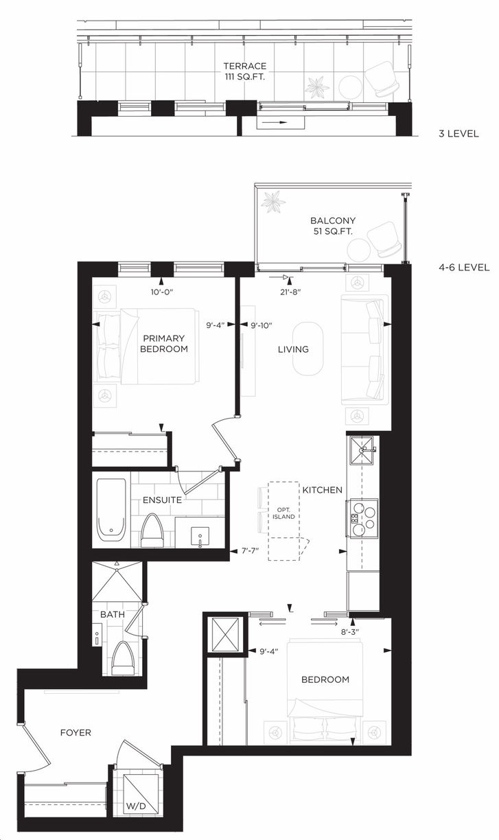 Metro Park Condos by DBS-Developments |Seton Park Floorplan 2 bed & 2 bath