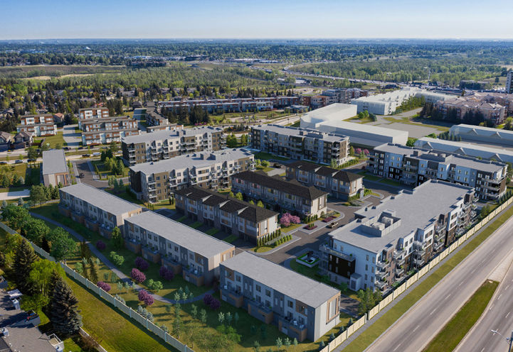 Metroside Condos Aerial View of Community