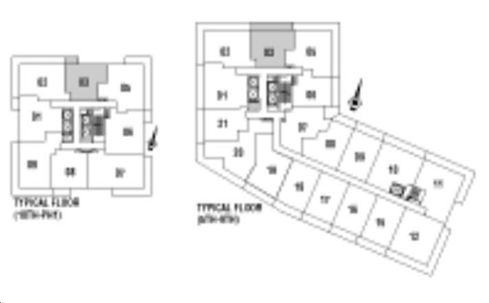 Milan Condos Torino Key Plan