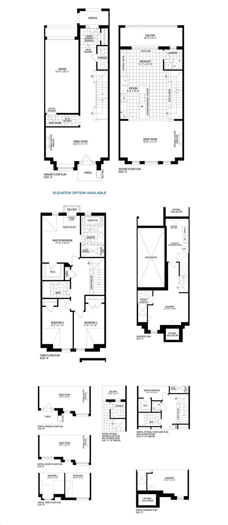 Mill House Towns by Gemterra Cornell Floorplan 3 bed & 2