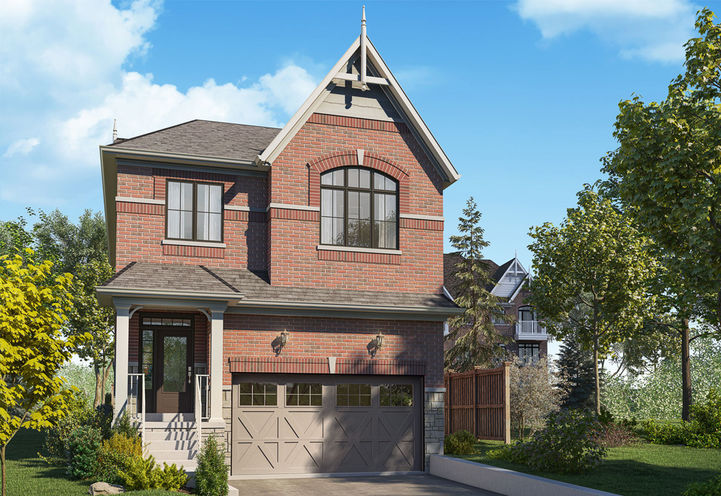 Mill Street Towns Exterior View of Detached Home