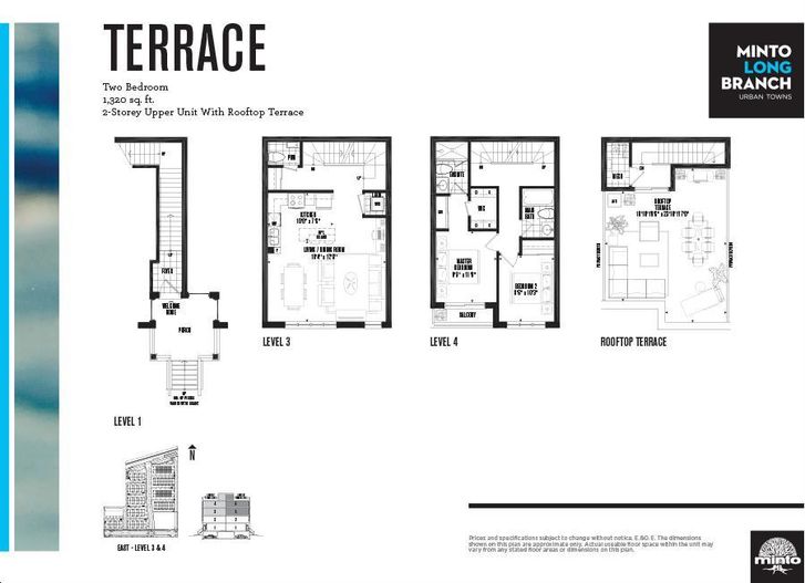 Minto Longbranch by Minto Terrace  Floorplan 2 bed 2 5 bath