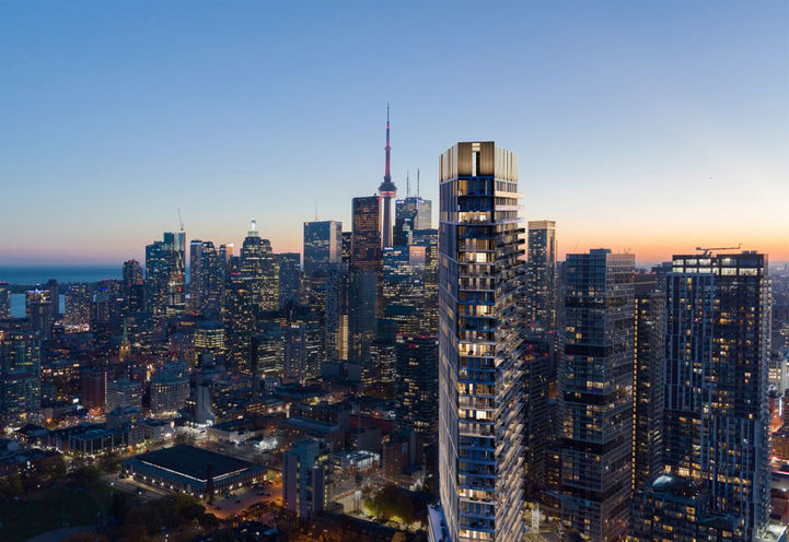 Missoni Sky Condos Downtown Skyline View of Upper Levels