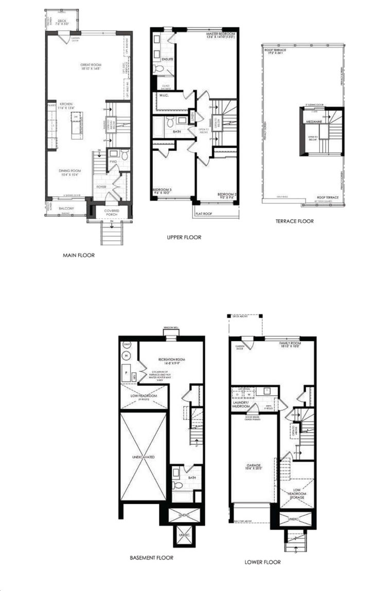 Modern Manors Urban Towns 2 by Ideal |Preston Floorplan 3 bed & 2.5 bath