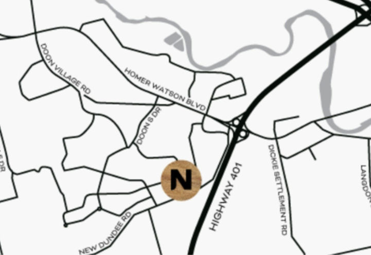 NOMI Urban Towns Map View of Project Location