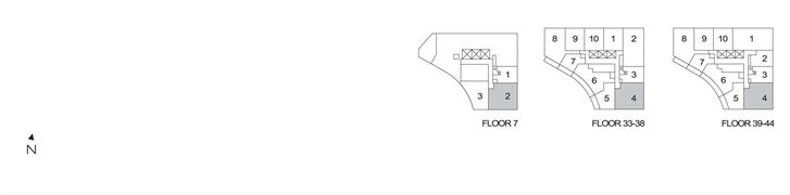 Natasha Residences Brooklyn Key Plan