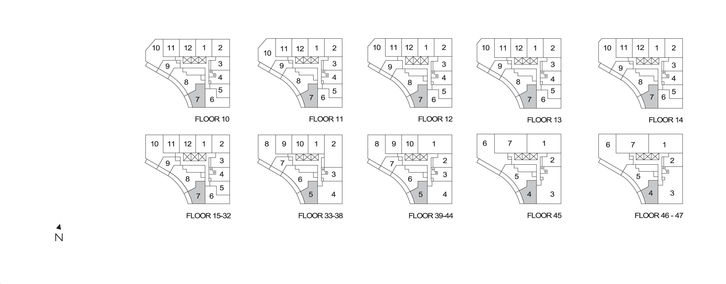 Natasha Residences Tranquility Key Plan