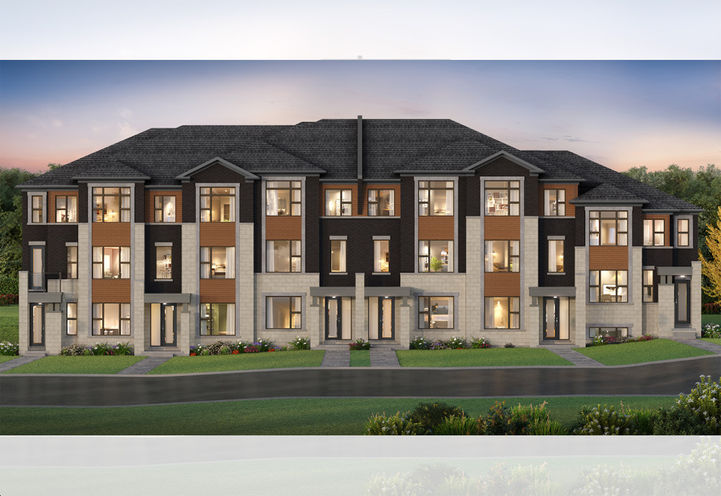 New Seaton Homes - Exterior View of Townhomes