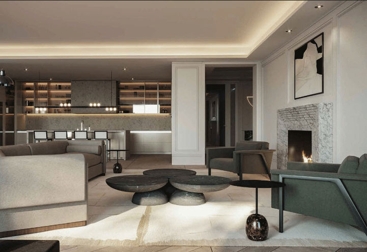 No 7 Dale Condos, Living Room Suite with Bar Lounge