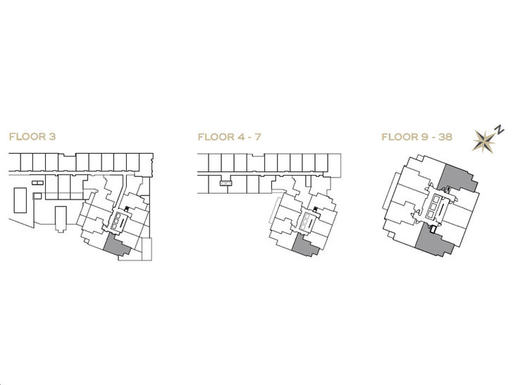 Nord East Condos Lexington Key Plan