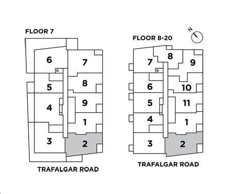 North Oak Condos Unit 781 Key Plan